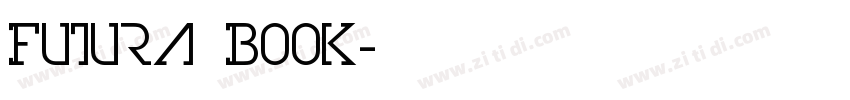 Futura Book字体转换